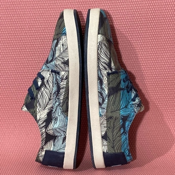 Toms Mens Palm Leaf Pattern Multi Colored Lace Up Casual Sneaker Shoes - Sz 11.5 - Picture 8 of 13